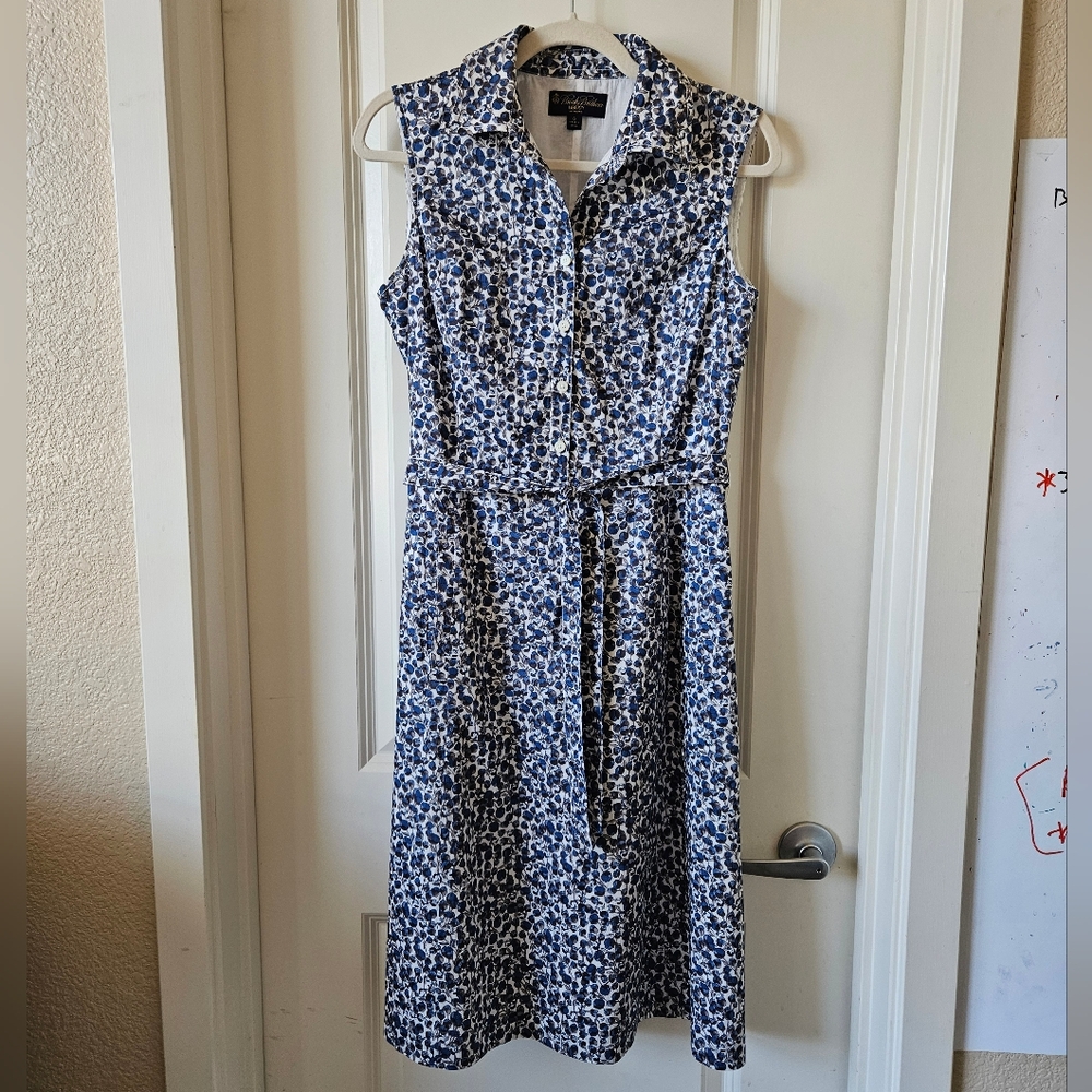 Brooks Brothers Liberty Art Fabrics Floral Midi Dress Size 6